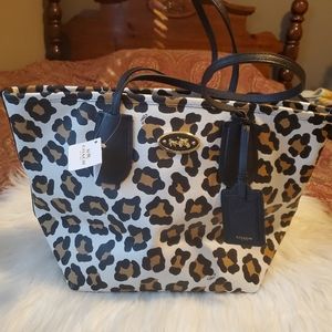 Coach Cheetah Tote Bag